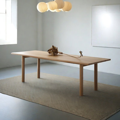 Japanese style solid wood dining table