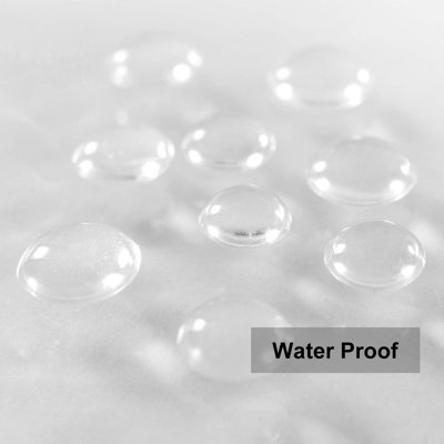 Doublure de rideau de douche en PEVA robuste avec 6 aimants - doublure de salle de bain en vinyle imperméable, œillets en métal antirouille, conception transparente pour un nettoyage facile