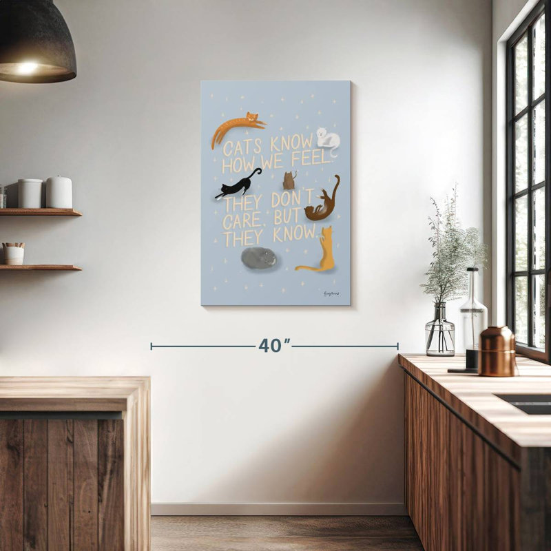 Ode To Cats, 36" H x 24" W