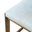 Ensemble de 2 tabourets de bar modernes en bois massif à hauteur de comptoir de 24 po, chaise d'îlot de cuisine rembourrée en lin-125536056