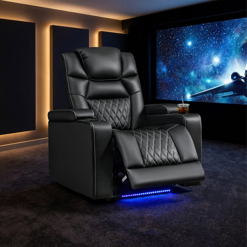 Ensemble de cinéma maison inclinable 36,2 po Denchev, Noir