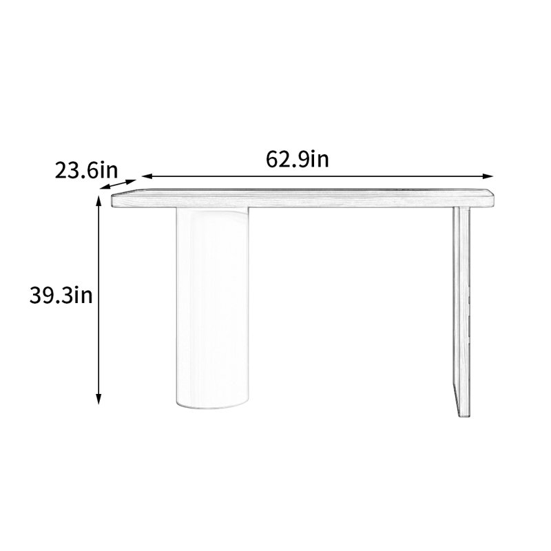Chinese style bar table, 39.3"H x 62.9"L x 23.6"W