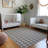 Loreen Washable Geometric Indoor / Outdoor Rug-1896021733