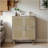 4-Doors Rattan Mesh Storage Cabinet, Sideboard With Eight Storage Spaces, For Entryway, Living Room, Hallway-984562134