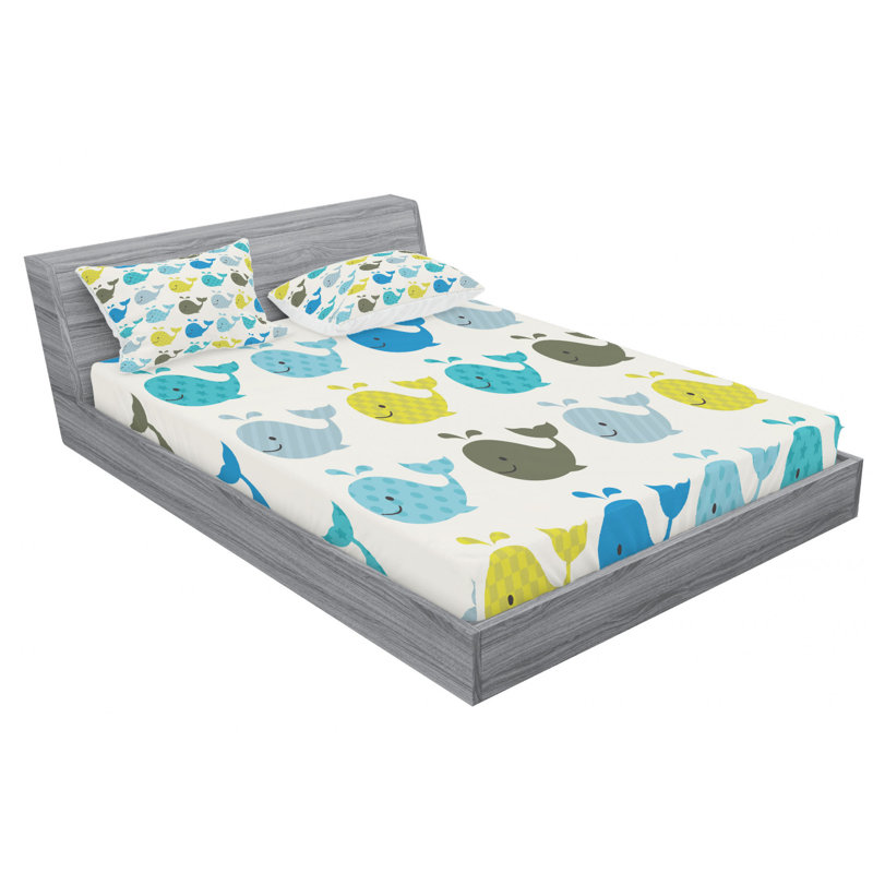 Microfiber Sheet Set, Queen Sheet Set + Fitted Sheet + 2 Pillowcases