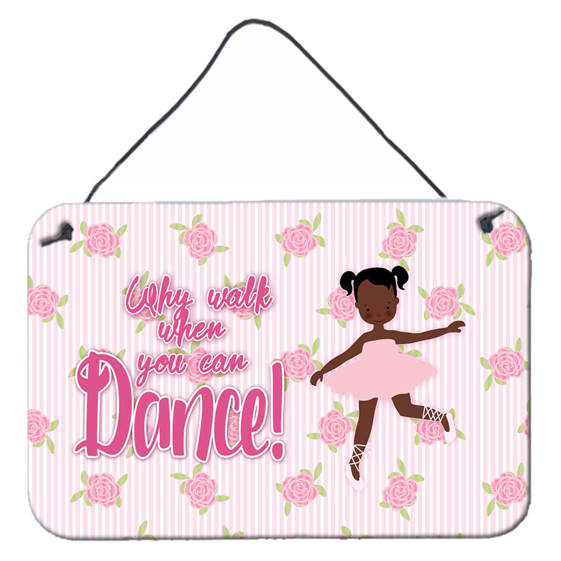 Décoration murale pigtails suspendue ballet american american, Brun