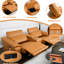 Brown 3 Modular Leather With 2 Cup Holders And Electric Recliner, Comfortable Sectional For Living Room, Modern Design Small Spaces, Breathable High Sponge, Built-in Storage Design,