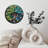 Unique Tree Resin Clock Wall Art