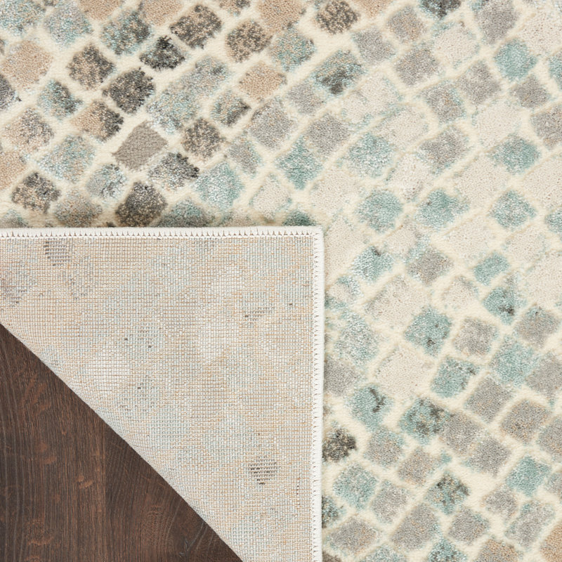Goris Geometric Indoor Rug, Runner 2'2" x 7'6"