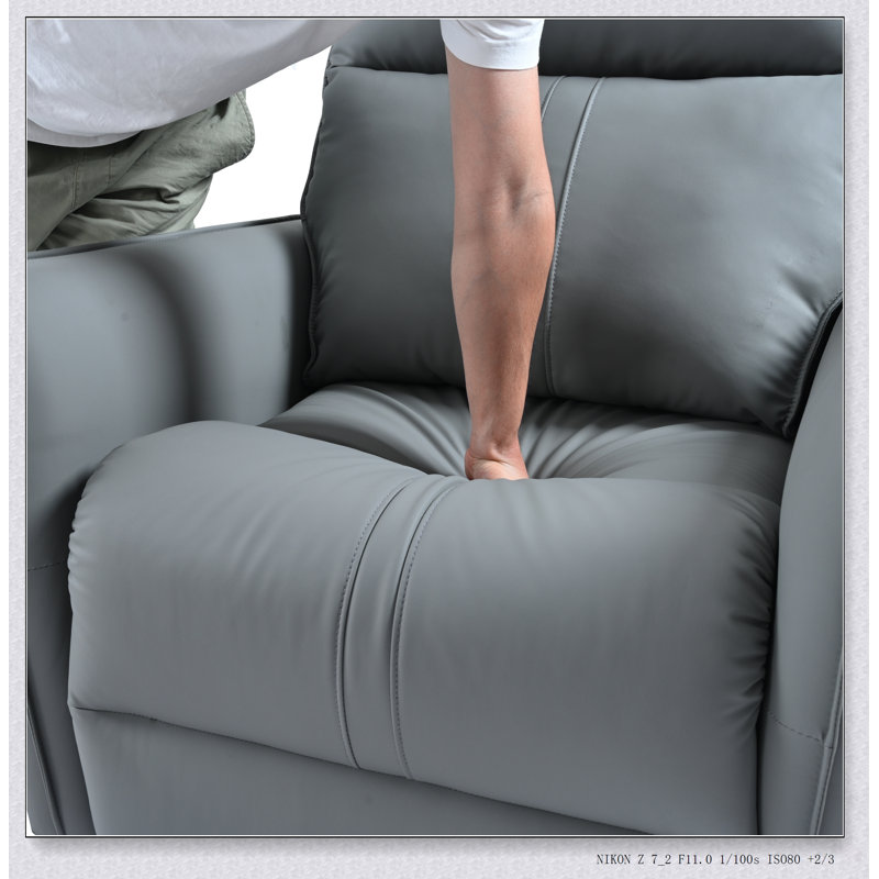Power Swivel Rocker Recliner Chair, 270° Swivel And Smooth Rocking For Ultimate Comfort And Relaxation, Gray