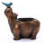 Handmade Hippo Statue Flowerpot Planter