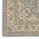 Tapis ivoire / bleu en laine Freret