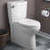 American Standard Cadet 3 Flowise Skirted Seat Round Front Toilet with Seat Chair Height