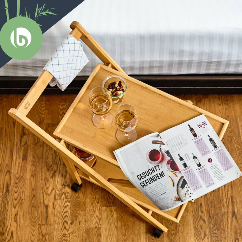 Wood Bar Cart