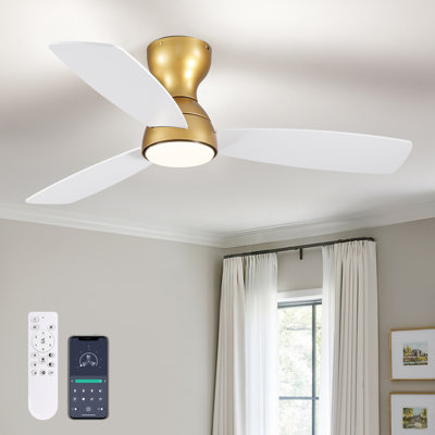 32'' Small Ceiling Fan With Light Kit & Remote