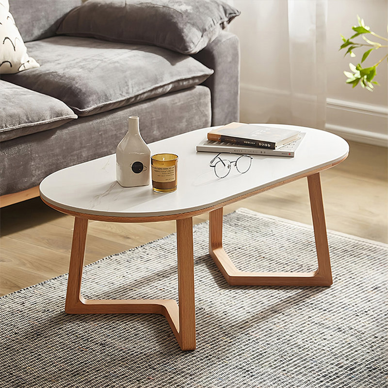 Table basse Burlywood, H 14,96 po x L 47,24 po x l 22,05 po