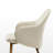 Acalay, Beige Faux Leather Upholstered Dining Arm Chairs Set Of 2