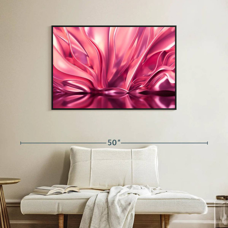 Avery Blush Pink Abstract, 27" H x 40" W