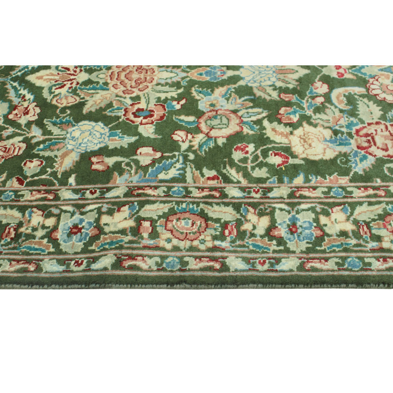 Chemin de table hrychlée vert pak-persan