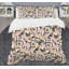  Ensemble de housse de couette en microfibre brune moderne et contemporaine-40701928