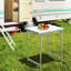 Table de camping pliante Outsunny de 23 po avec hauteur réglable (table incluse seulement)-520934010
