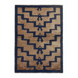 One-of-a-Kind 4'1" X 4'7" Hand Knotted Area Rug