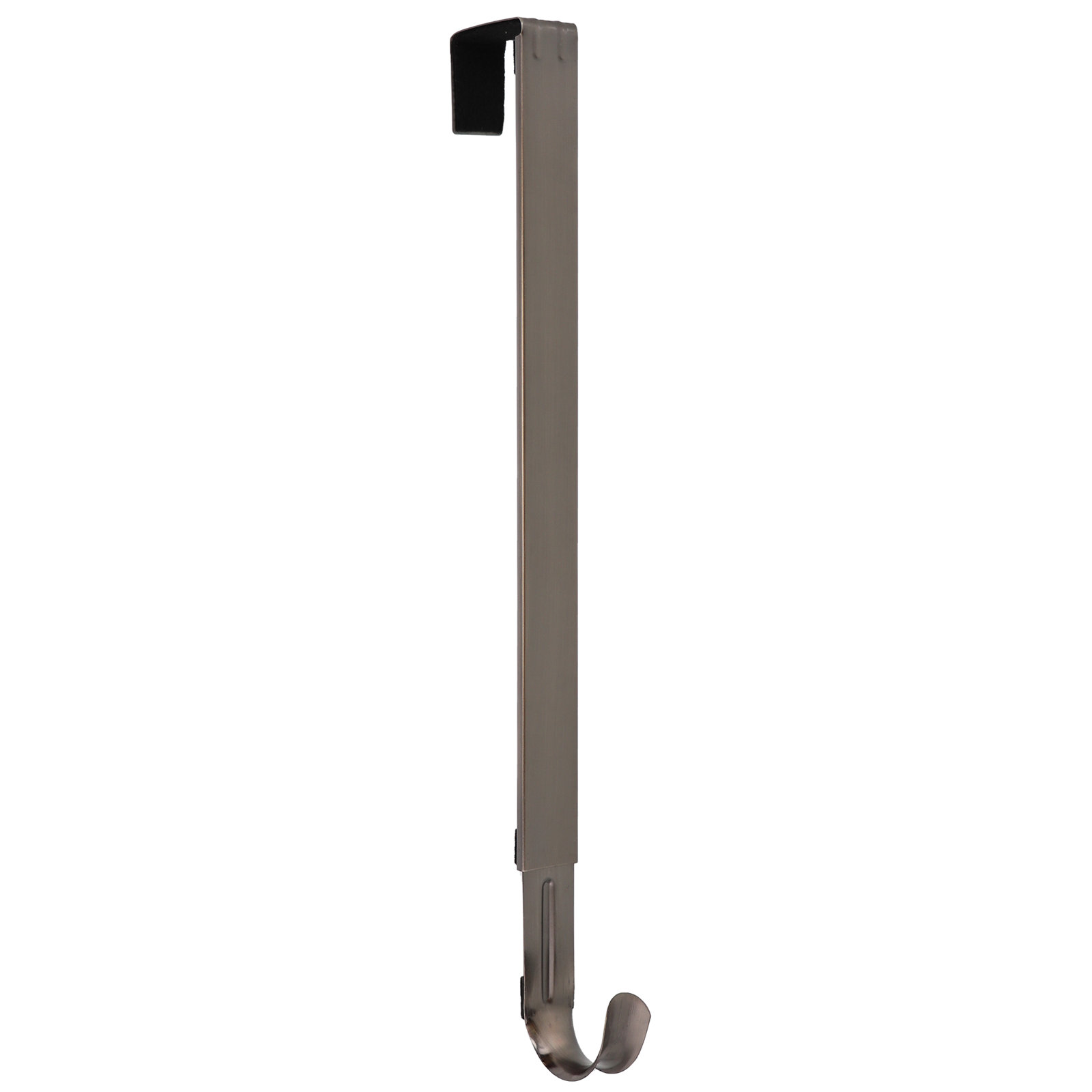 The Holiday Aisle® Adjustable Wreath Hanger, Brushed Nickel, 1