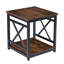 Table d'appoint, brun rustique