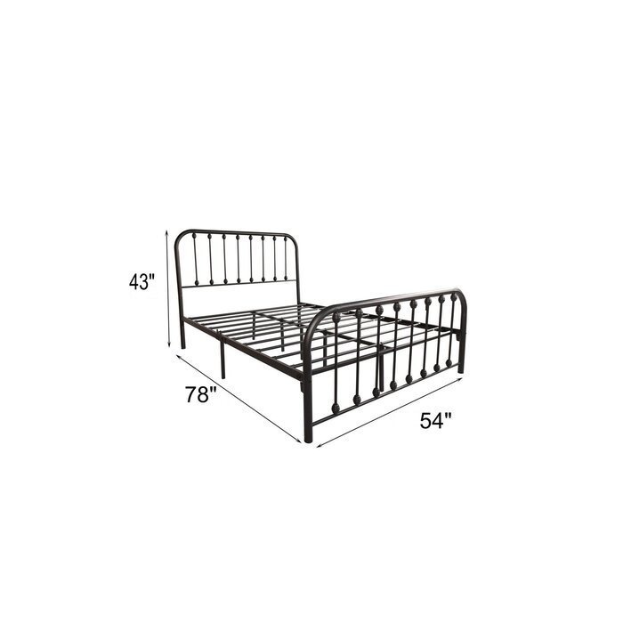 Andover Mills™ Keyesport Metal Bed & Reviews 