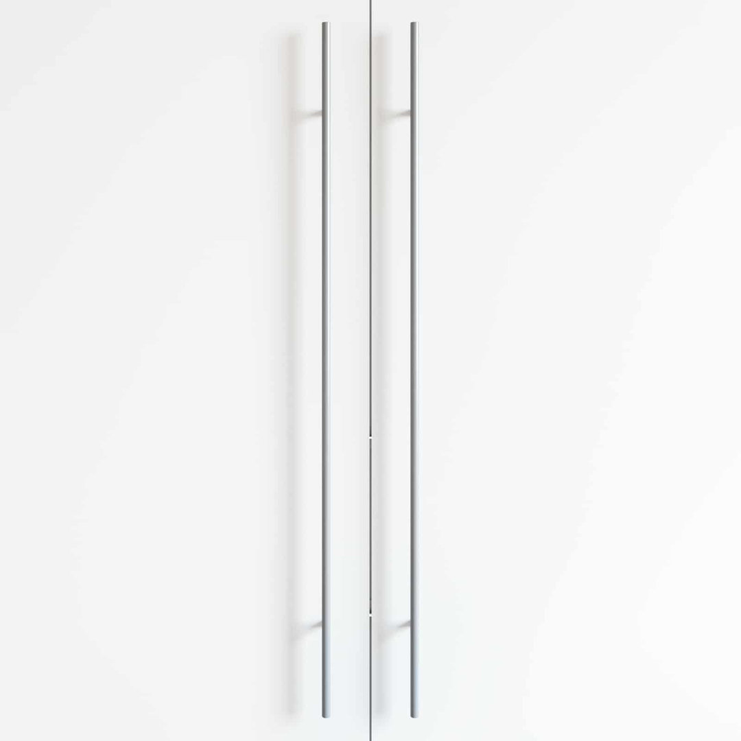 Vidaxl Cabinet Handle Silver Stainless Steel Furniture Storage Shelving Chest