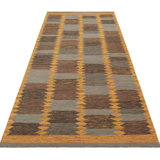 Geometric Area Rug in Polychromatic