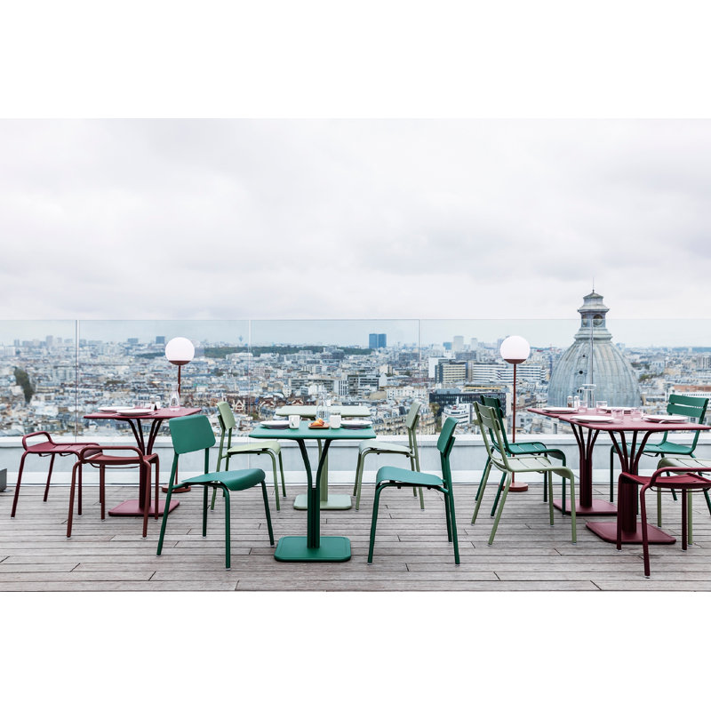 Studie Outdoor Dining Side Chair, Latte Beige