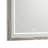 Monaco Grand Illuminated Vanity Mirror with Integrated LED Border Lighting and Sculpted Marble Accent Design