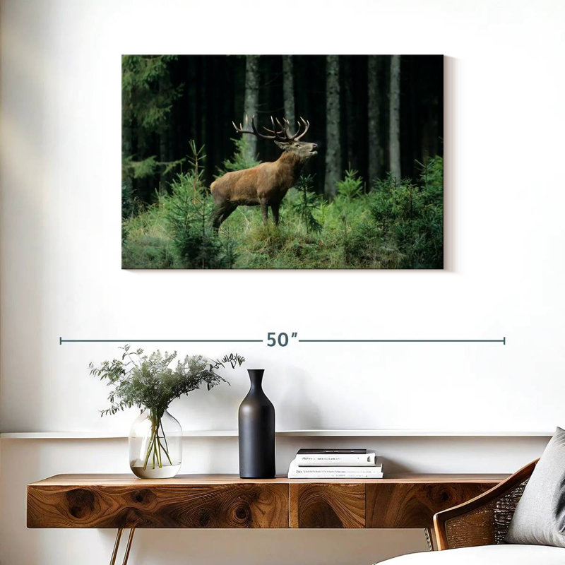 Crowle Elk Bugle, 24" H x 36" W