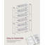 6-Tier Glass Shelf  Bookshelf-1771337215