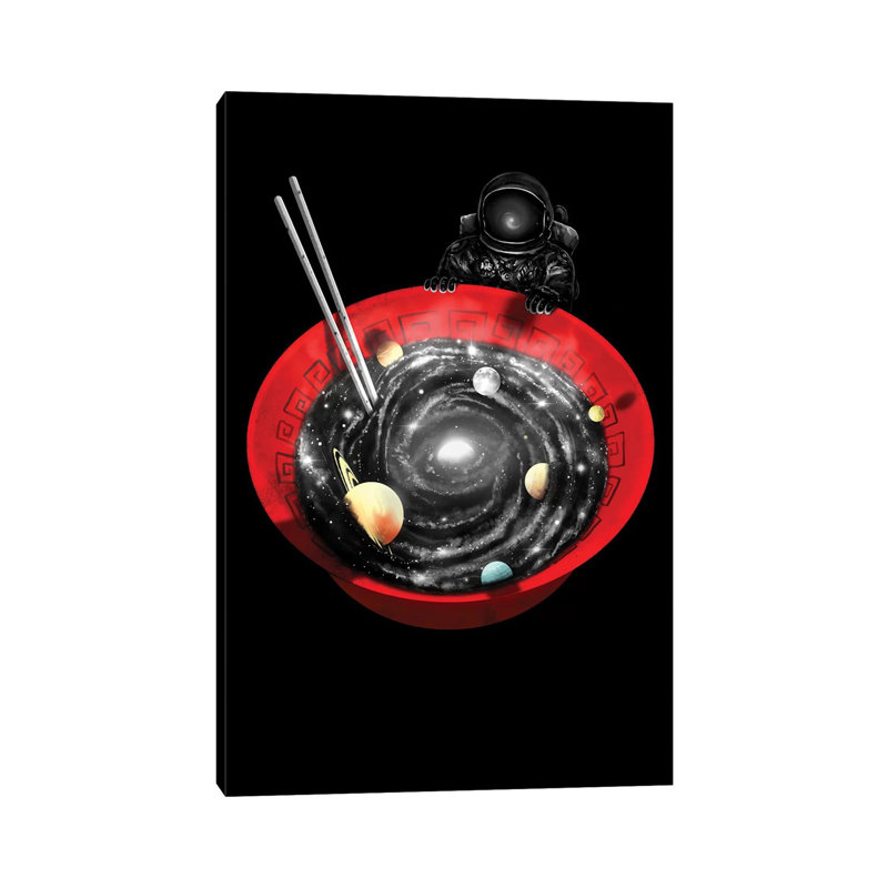 Cosmic Ramen II - Wrapped Canvas Print, 152.4cm H x 101.6cm W x 3.81cm D