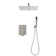 Ceiling Mounted Shower System Combo Set With Handheld And 12"Shower Head