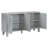 Accent Cabinet With Geometric Patterns, Entryway Cabinet-1298371035