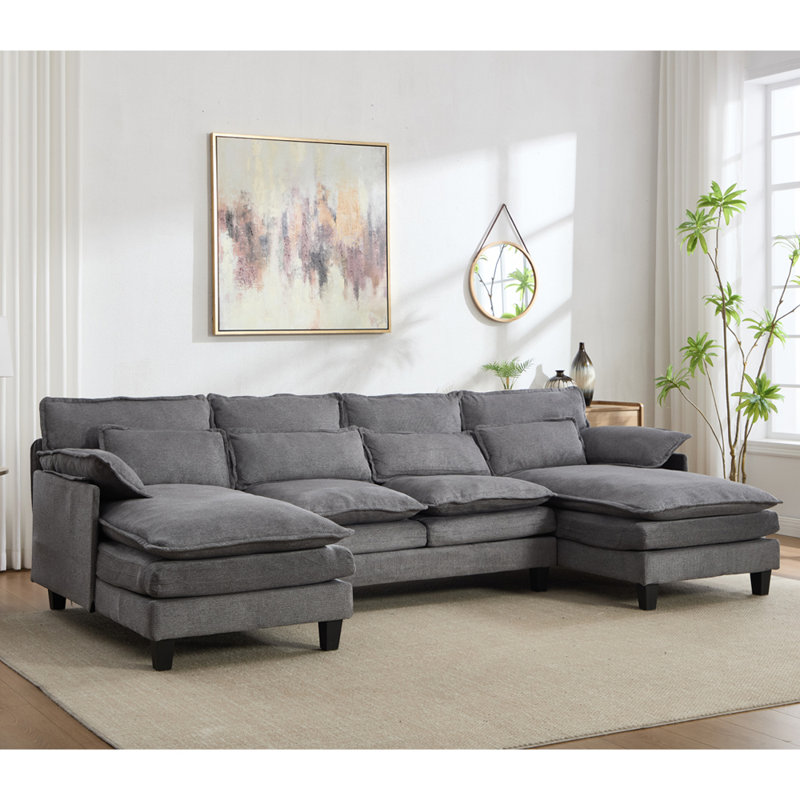 4 Seater Sofa, Grey