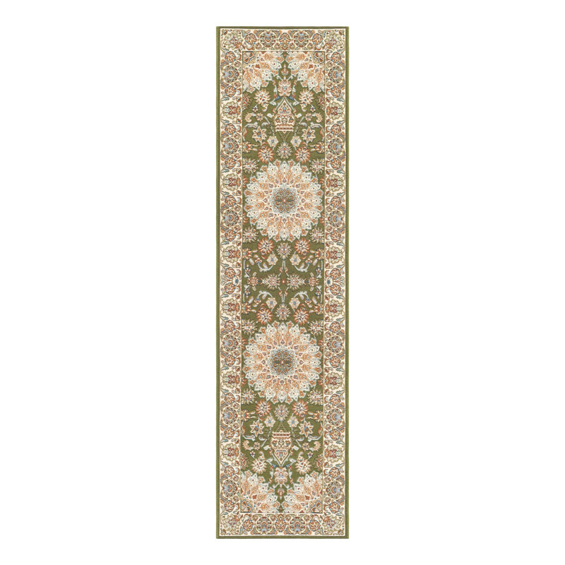 Indoor/Outdoor Traditional Area Rug, Runner 2' x 8'