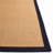 Natural Fiber Flat Weave Jute/Sisal; Latex; Cotton Solid Color Indoor Rug-117806958