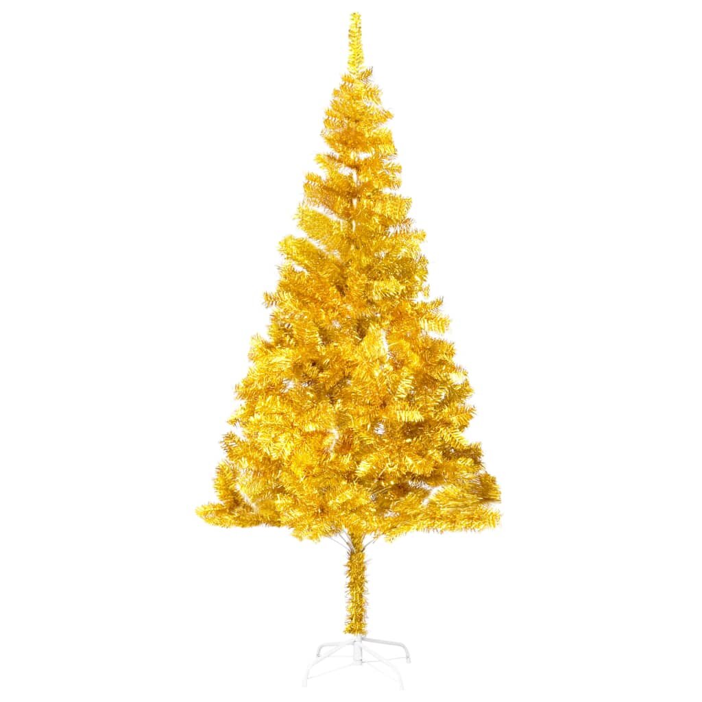 Künstlicher Weihnachtsbaum in Gold mit Ständer