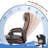 6 Point Vibrating Massage Office Chair with Heating Function, Footrest, Height Adjustable-233740060