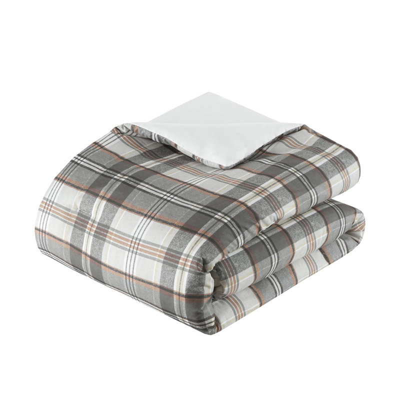 Blake Plaid Comforter Set, Twin Extra Long Comforter + 3 Additional Pieces