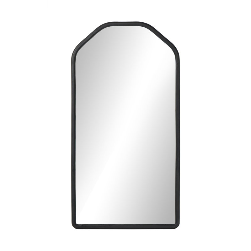 Prynne Mirror-Black Aluminum