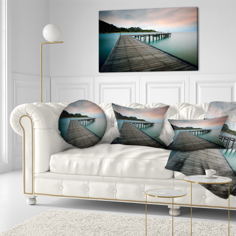 Coussin en bois et pont en bois