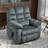 3-motor Lift Chair With Adjustable Seat Height Zero Gravity Lay Flat Recliner With Heat Massage - Flip Arm Storage Cup Holders - Power Lift Recliner For Elderly – Lumbar Pillow – Big Tall 400 Lbs-2009544475