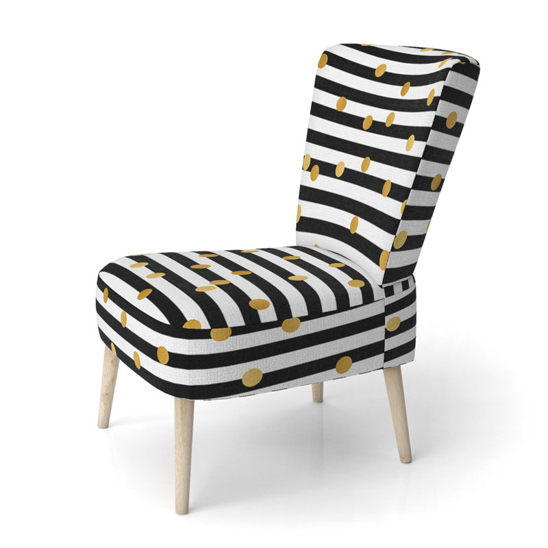 Chaise d'appoint rembourrée Gold