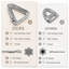 Voile d'ombrage Royal Shade Triangle Pro Ring-108214187-108214183