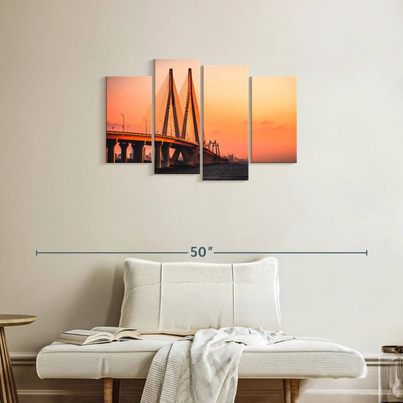 Pont Lilie Bandra-Worli, H 22 po x l 36 po